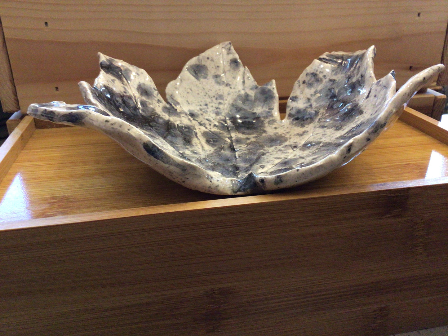 Ceramic Leaf Bowl by Steph House