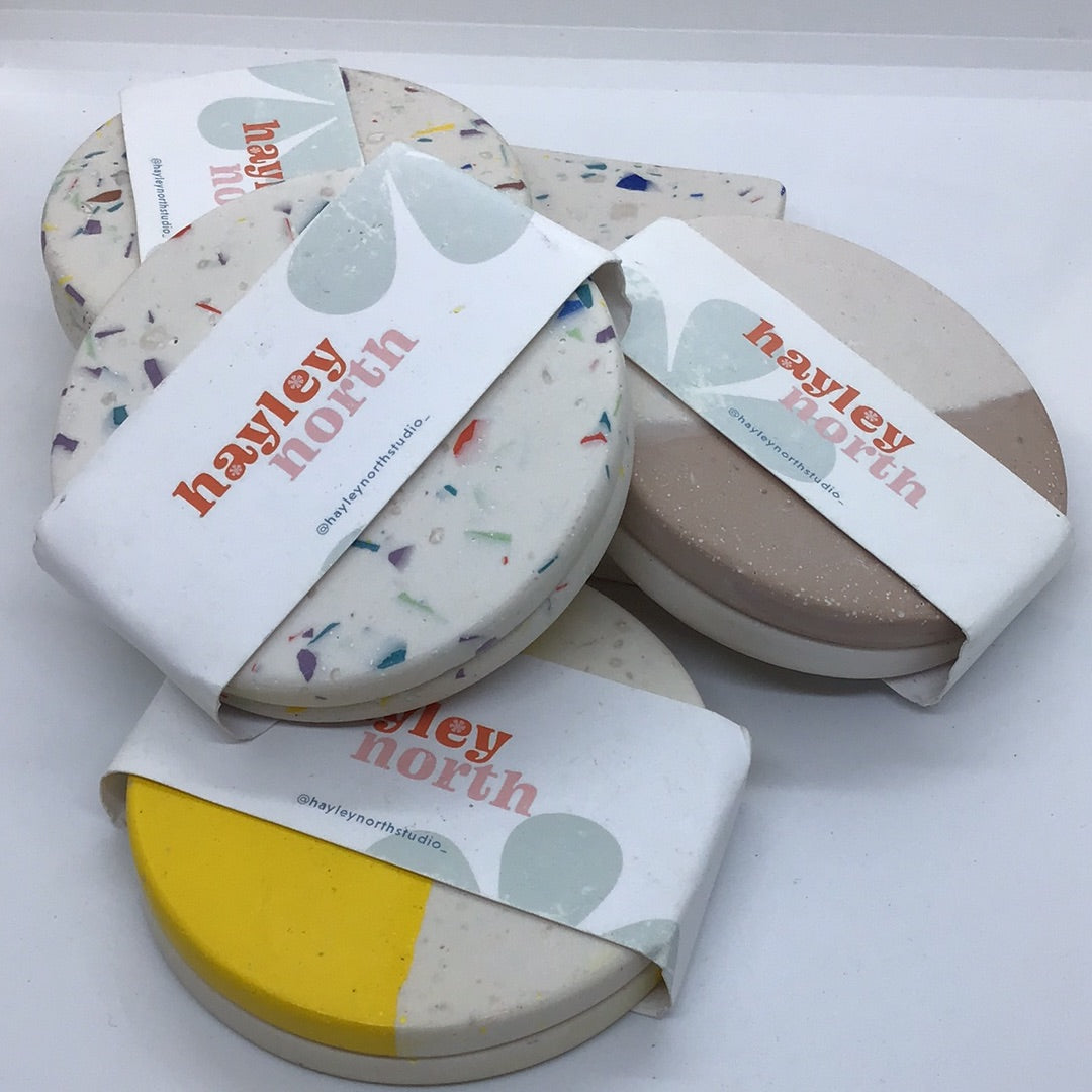 Ceramic Coasters by Hayley North