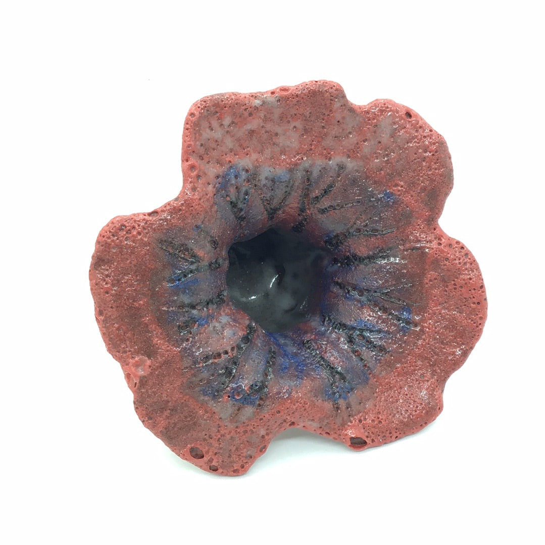 Poppy Flower Ceramic Pot