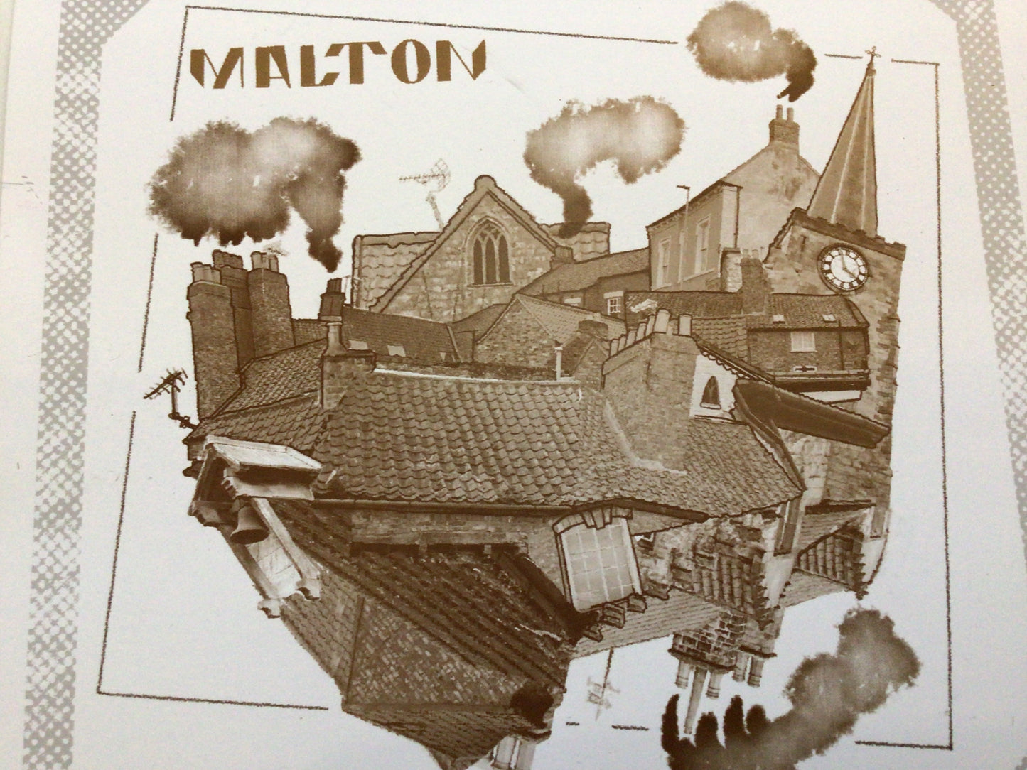 Malton Rooftops Print by Nathan Boden