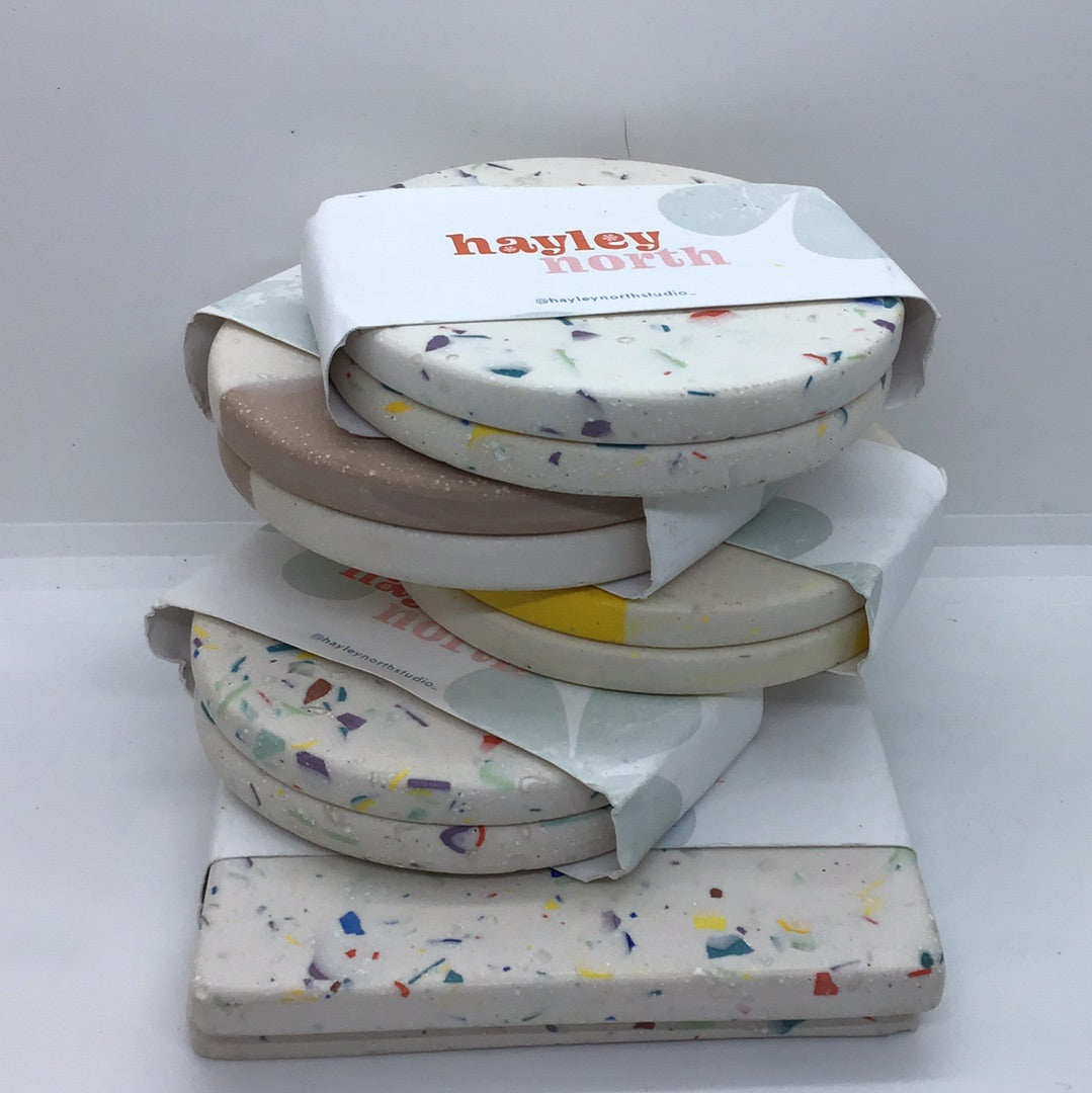 Ceramic Coasters by Hayley North