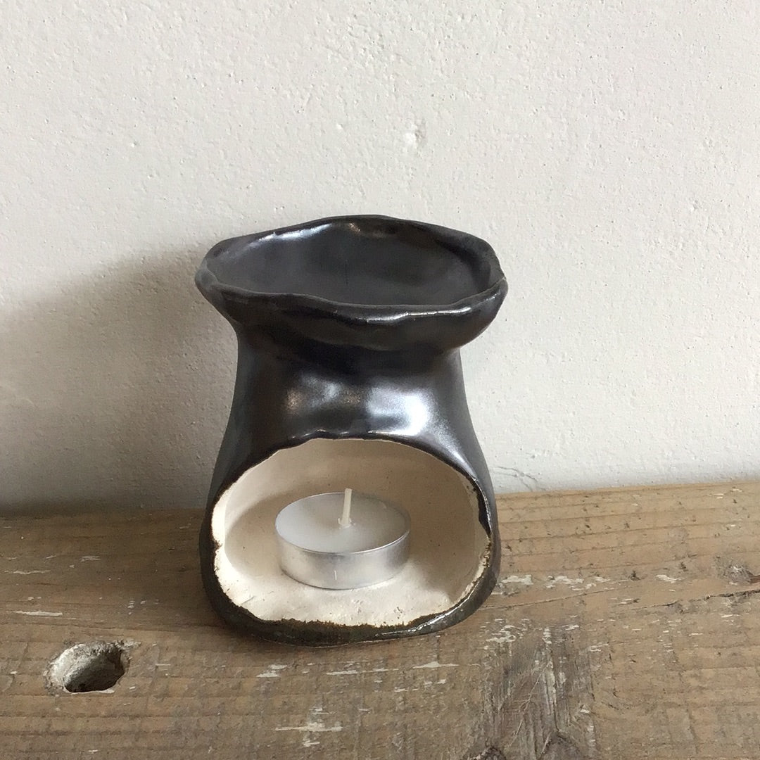 Oil Burner Silver
