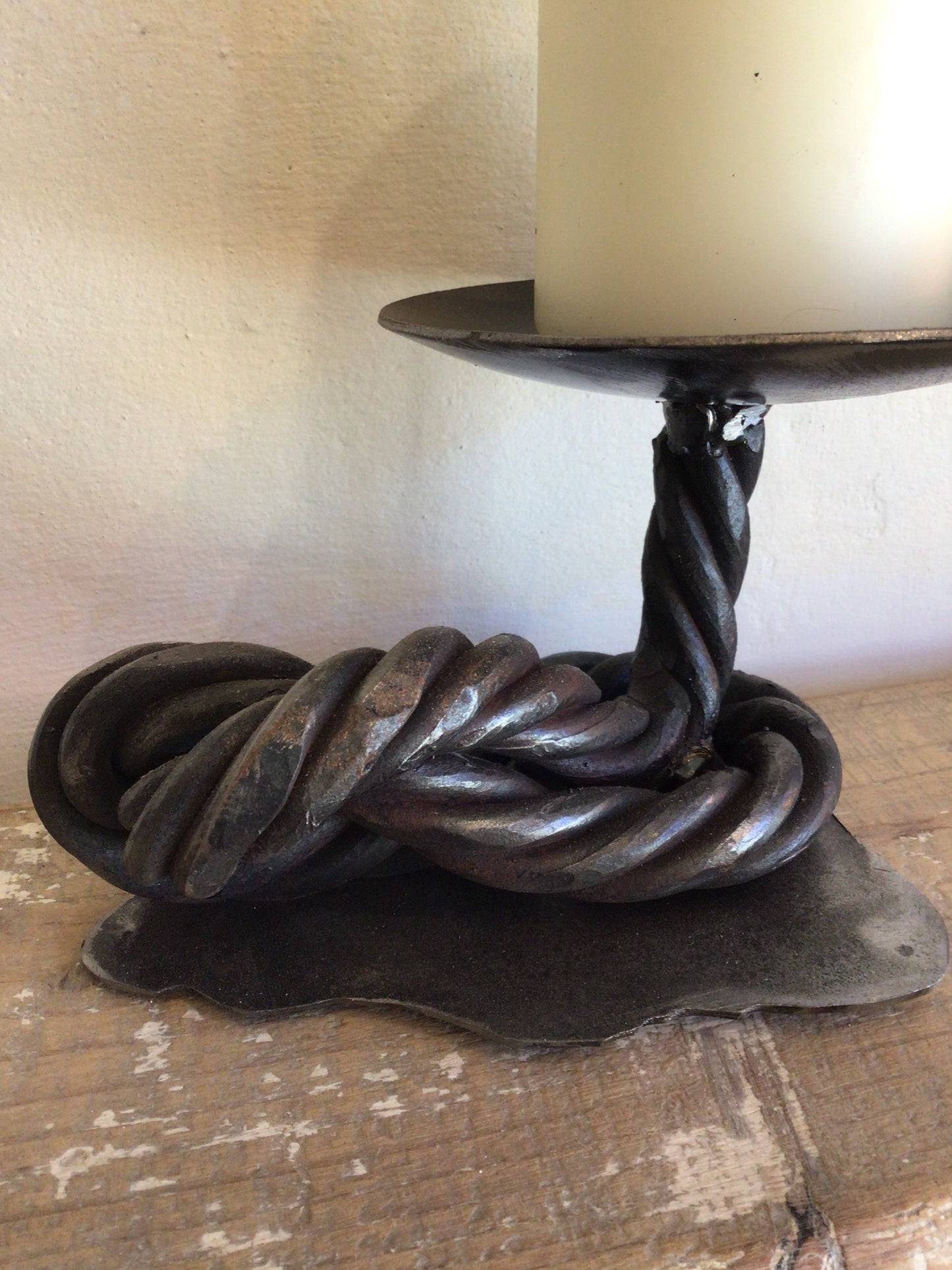 Twisted candlestick by MUST Forge