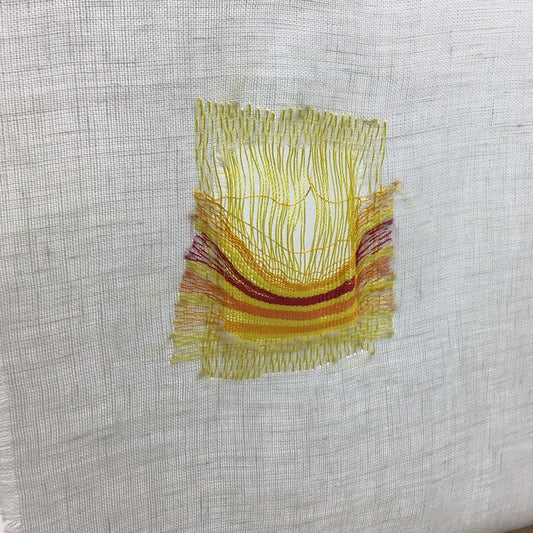 Needle Weave Art Yellow By Hermione