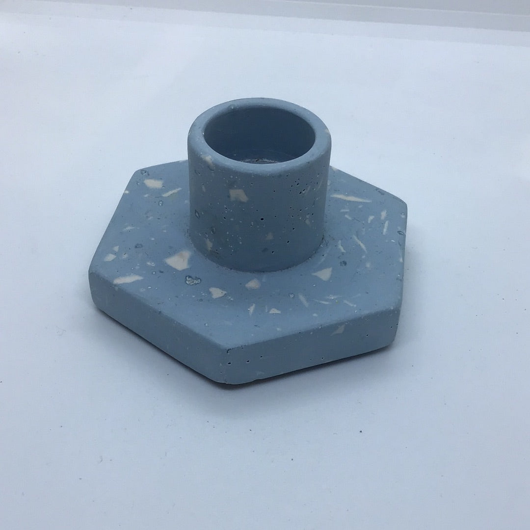 Jesmonite Candle Stick Holder by Hayley North