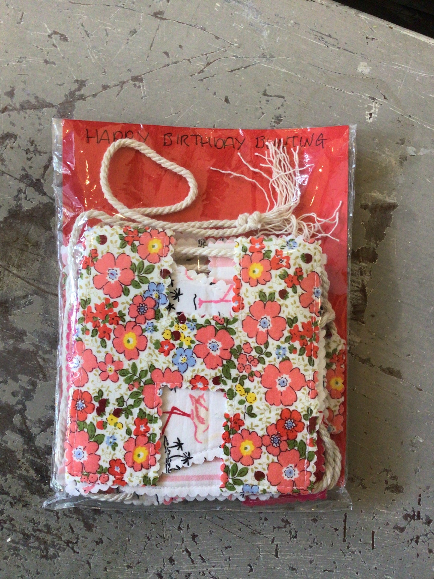 Happy birthday bunting by Jess Bardet