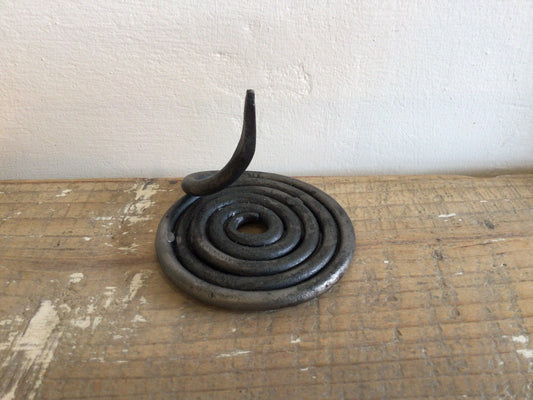 Forged spiral candlestick