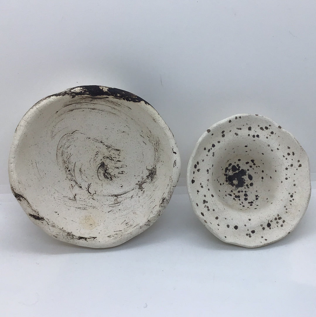 Raku Fired Bowl by Steph House Medium