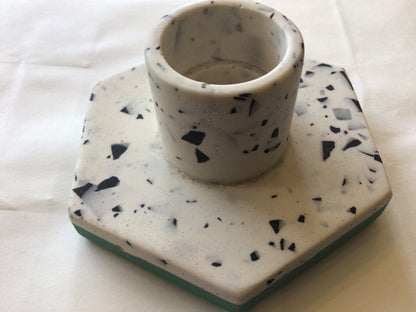 Jesmonite Candle Stick by Hayley North