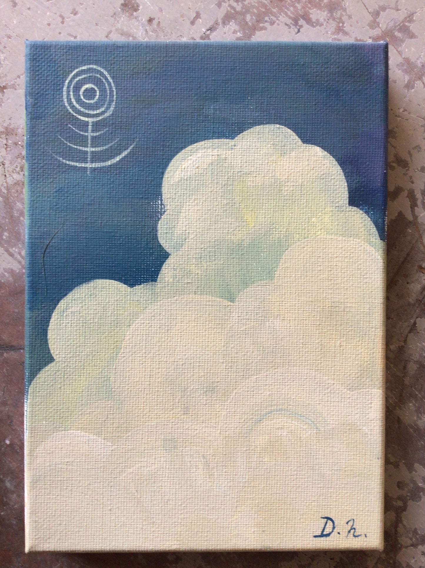 Acrylic on canvas by Daïs