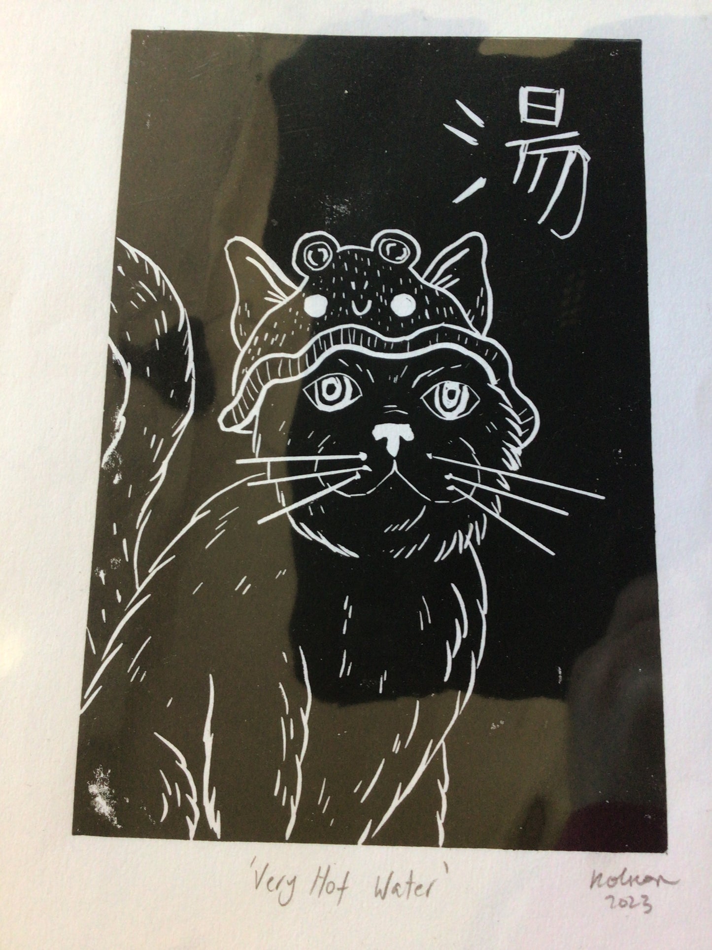 A4 Lino Print by Kat Olsson