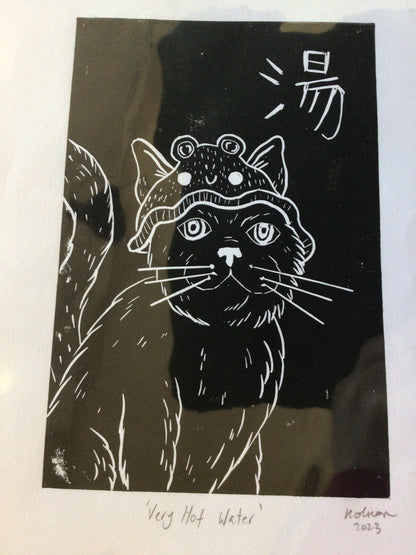 A4 Lino Print by Kat Olsson