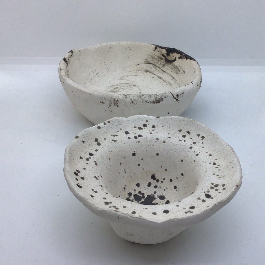 Raku Fired Bowl by Steph House Medium