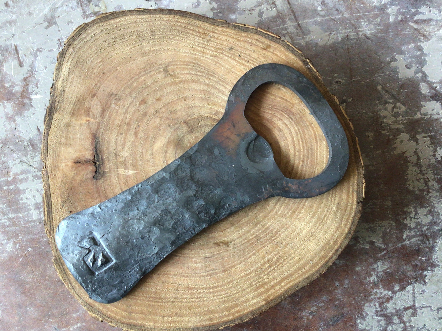 Cheers! Bottle Opener, Hand forged individual
