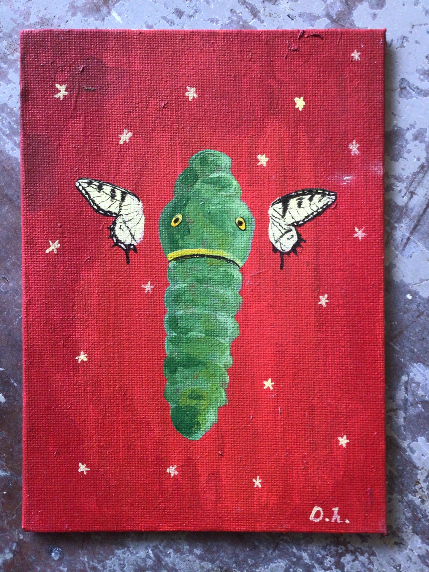 Acrylic on canvas by Daïs