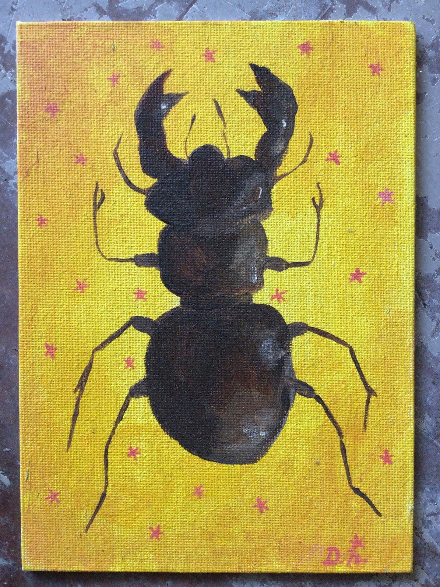 Acrylic on canvas by Daïs