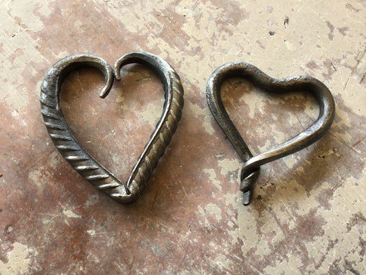 Our signature hand forged heart