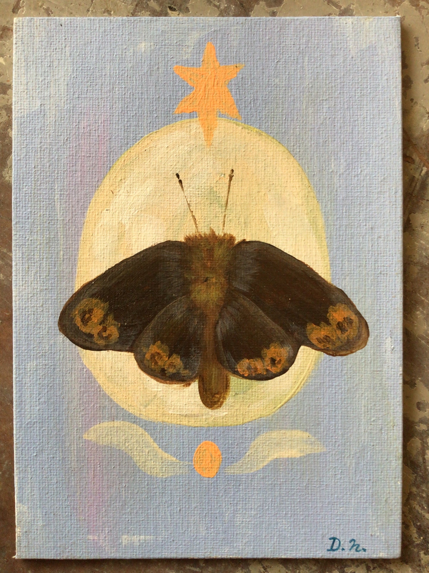 Acrylic on canvas by Daïs