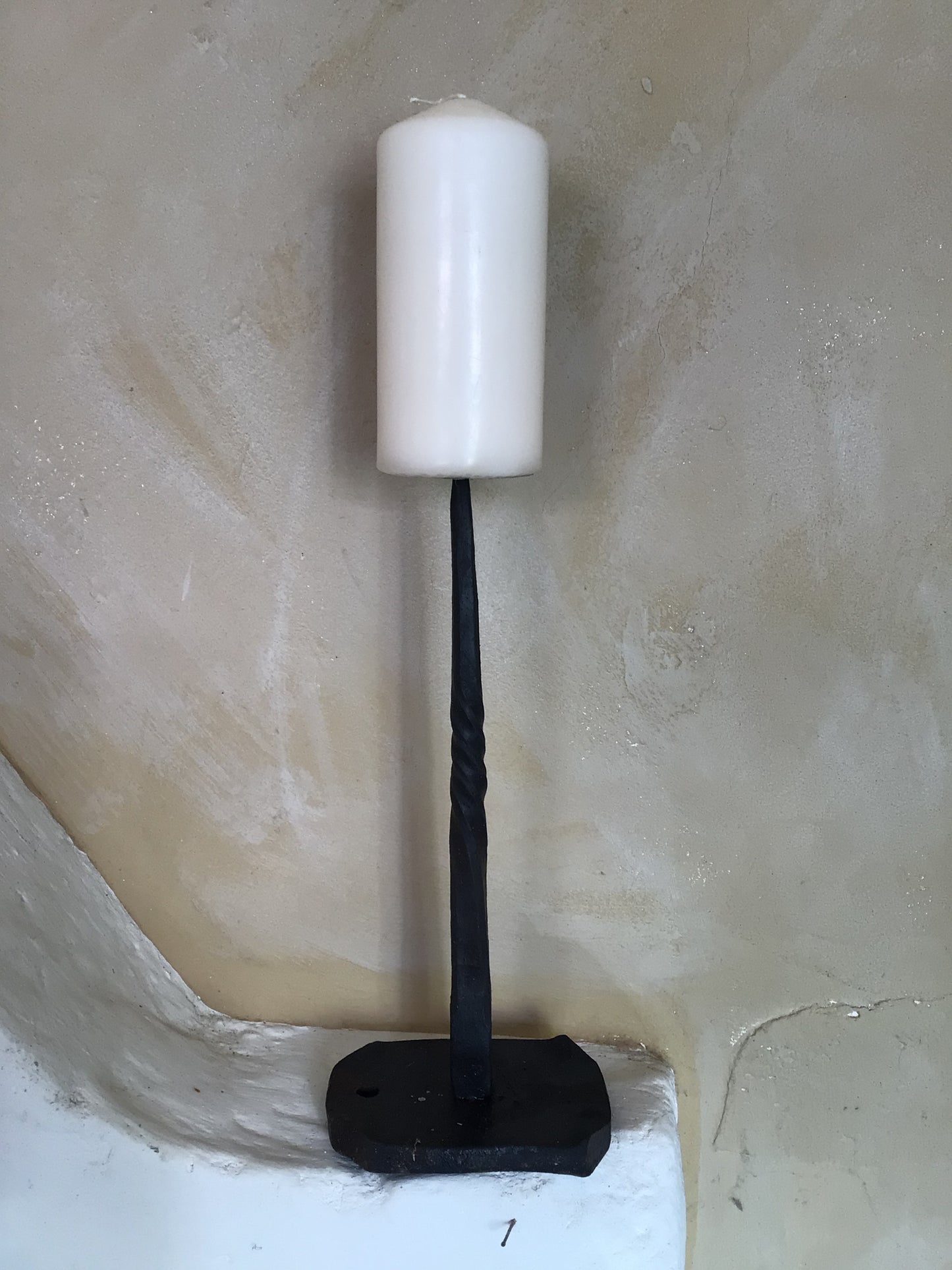 Forged candlestick spike by Piers Edsall