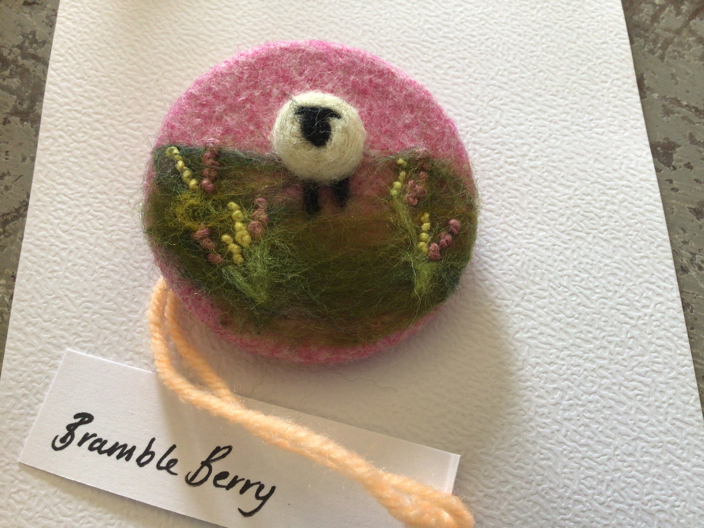 Moorland Sheep Brooch by Bramble Berry