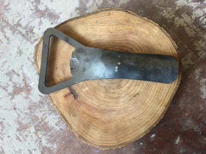 Cheers! Bottle Opener, Hand forged individual
