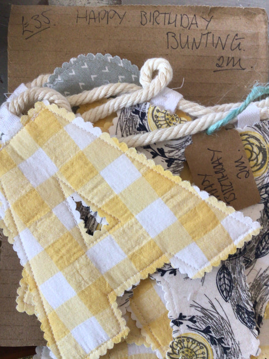 Happy Birthday Bunting by Jess Bardet