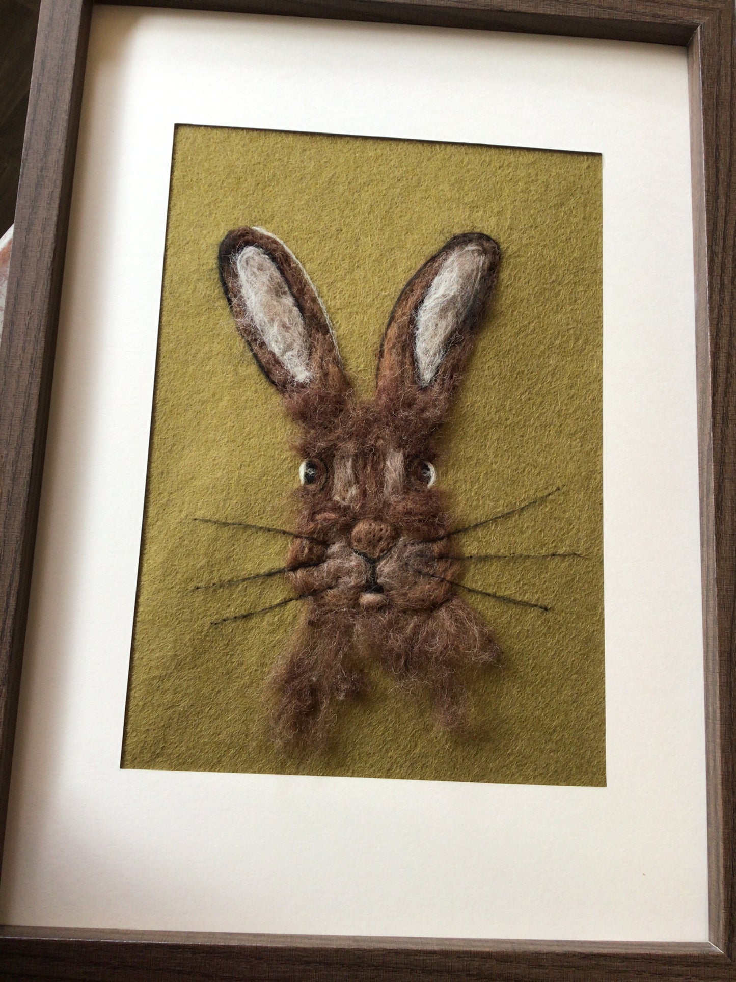 Needle Felted Hare by Bramble Berry