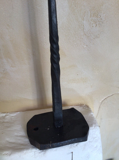 Forged candlestick spike by Piers Edsall