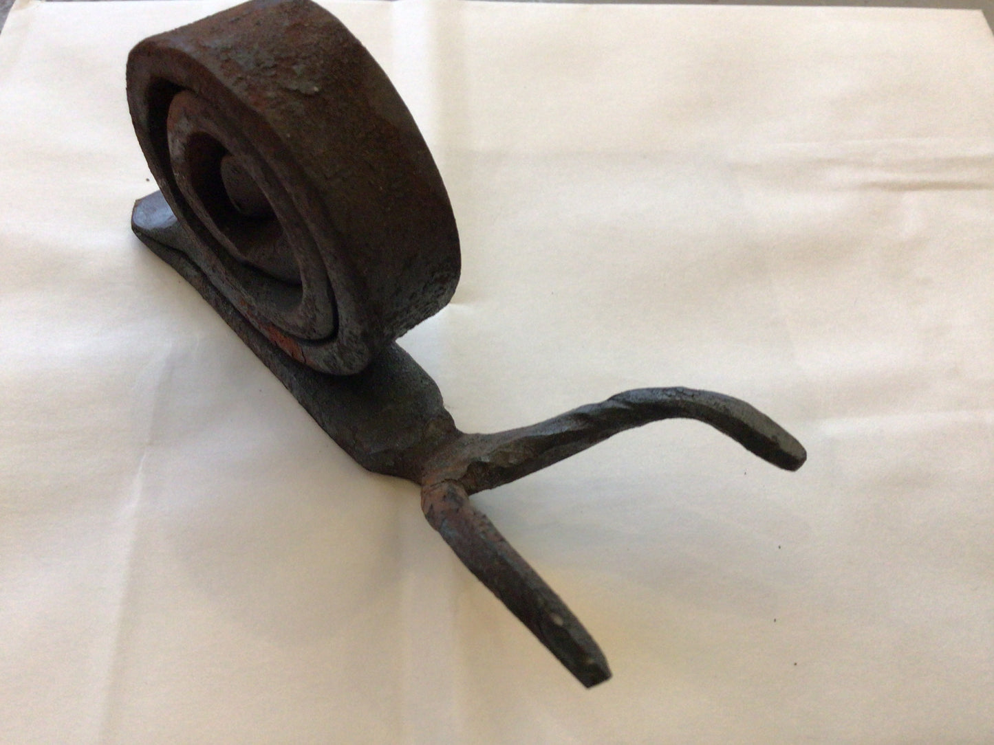 Hand forged Snail by MUST Forge