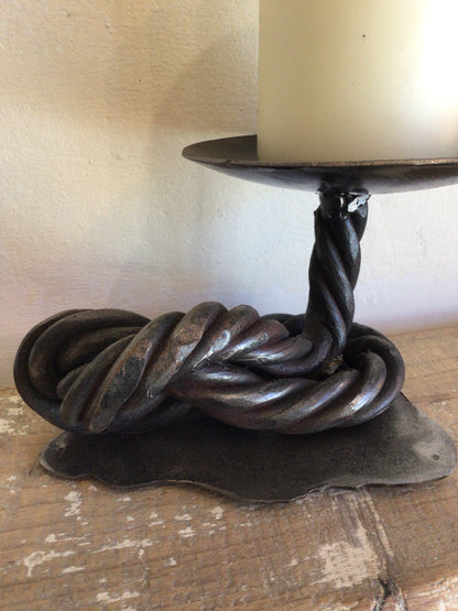 Twisted candlestick by MUST Forge