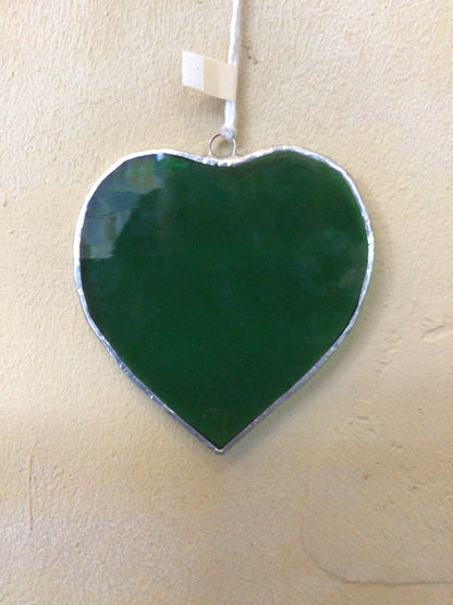 Plain hearts glass