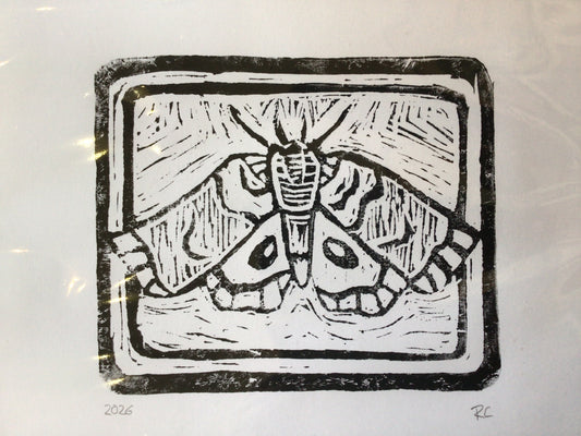 Lino print by Robin Conlan