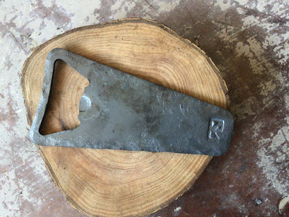Cheers! Bottle Opener, Hand forged individual