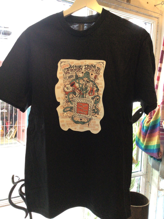 Ryedale Gateway Festival merch - t-shirt (black)