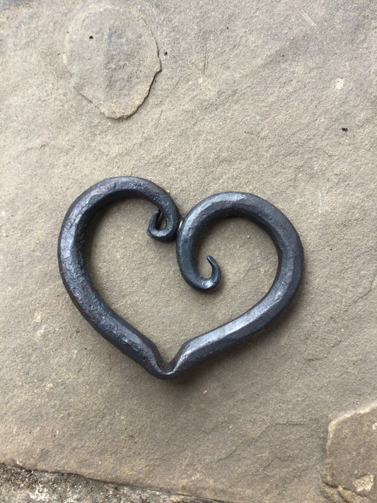 Hand forged heart