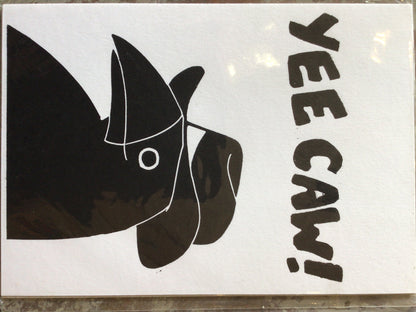 A5 Crow collection of Lino Prints by Danielle House