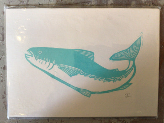 A5 lino prints by Jess Bardet