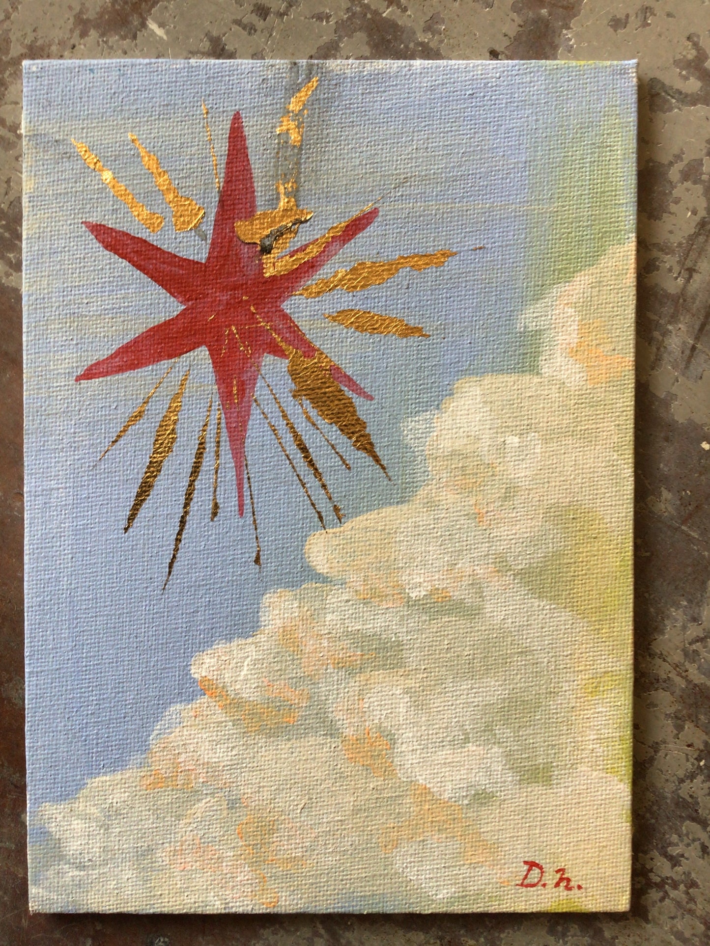 Acrylic on canvas by Daïs