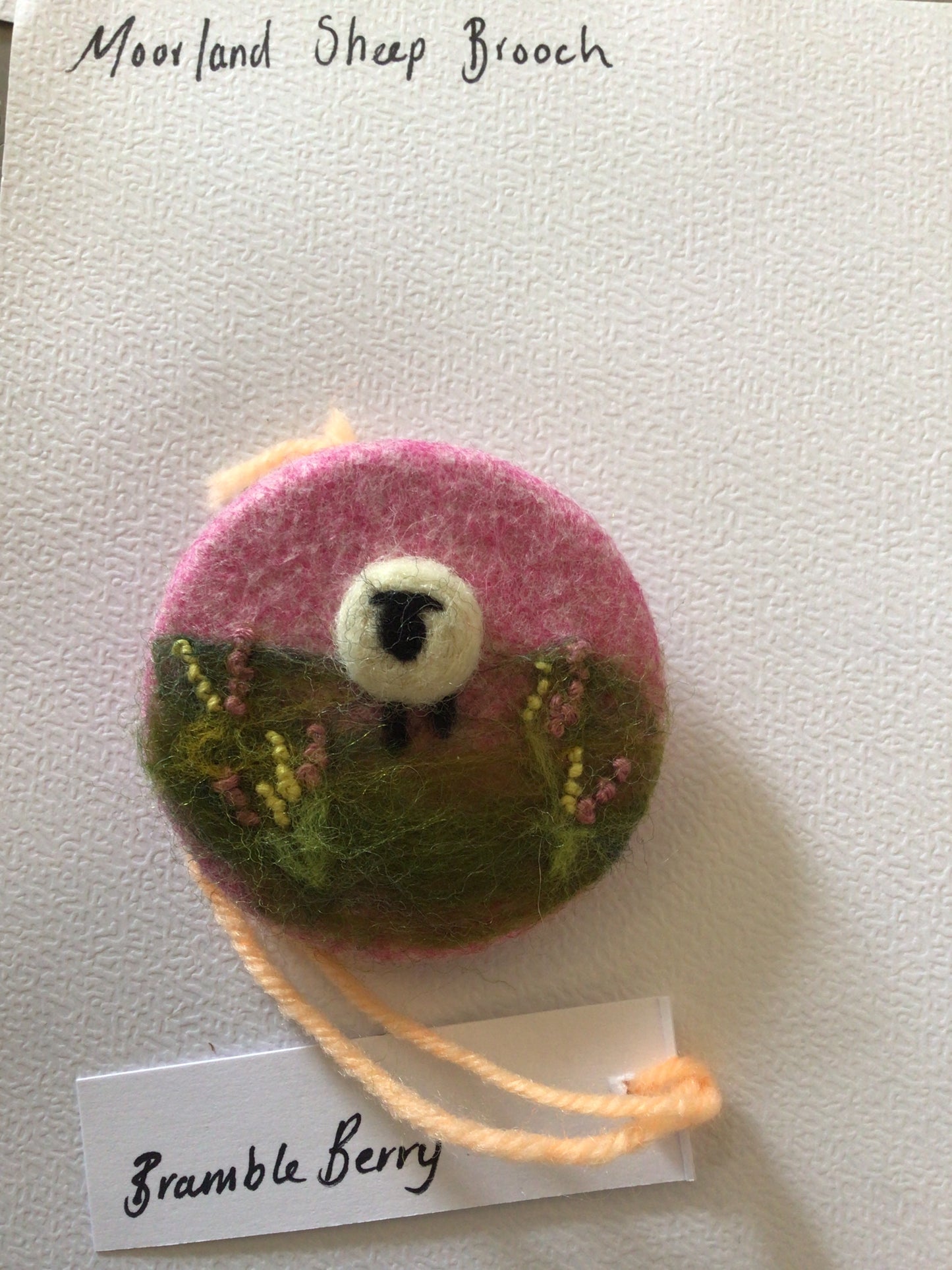 Moorland Sheep Brooch by Bramble Berry