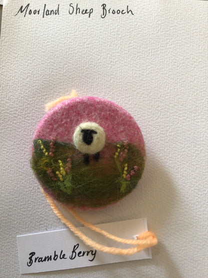 Moorland Sheep Brooch by Bramble Berry